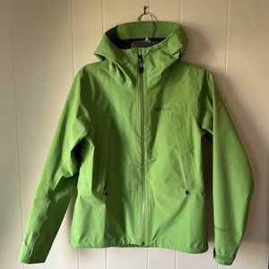 NWOT Marmot Goretex Rain Jacket Size Small Green